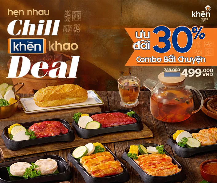 ƯU ĐÃI 30% COMBO BẮT CHUYỆN